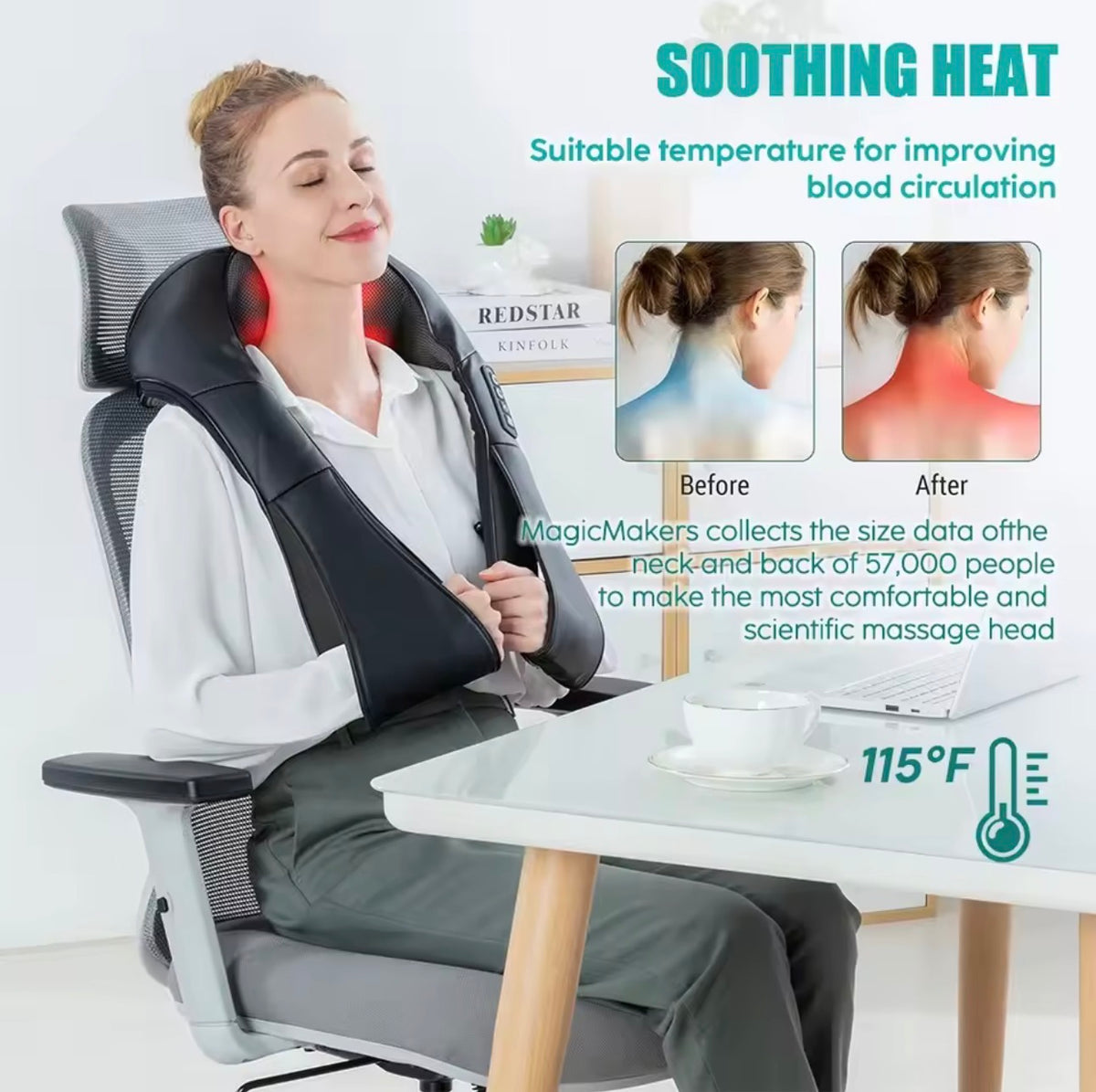 Nekteck Shiatsu Neck and Back Massager